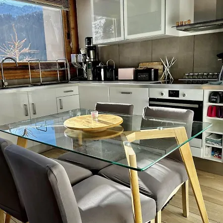 Apartmán New 4 Pp Design Appartment, In-out, Mountain View Courchevel